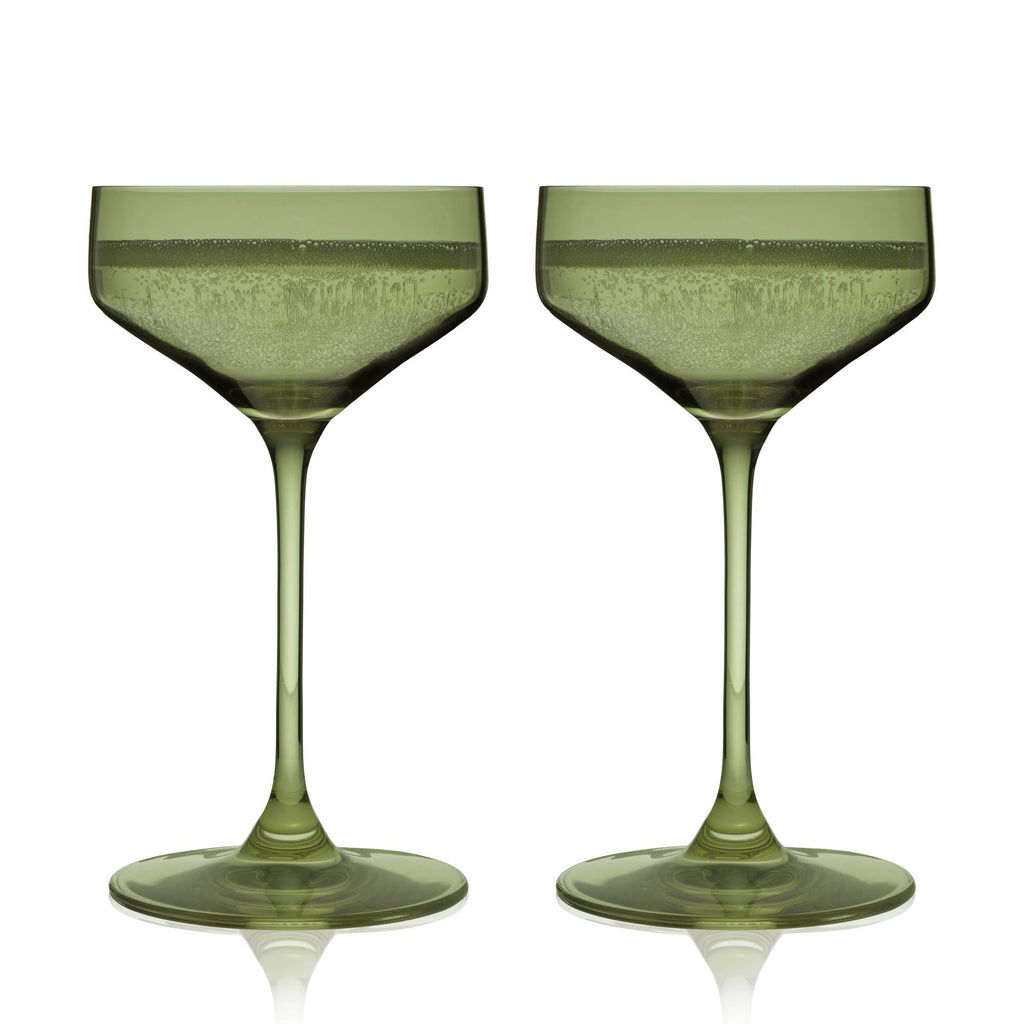 Reserve Nouveau Crystal Coupes- Set of 2
