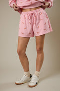 Dog Print Sweatshorts