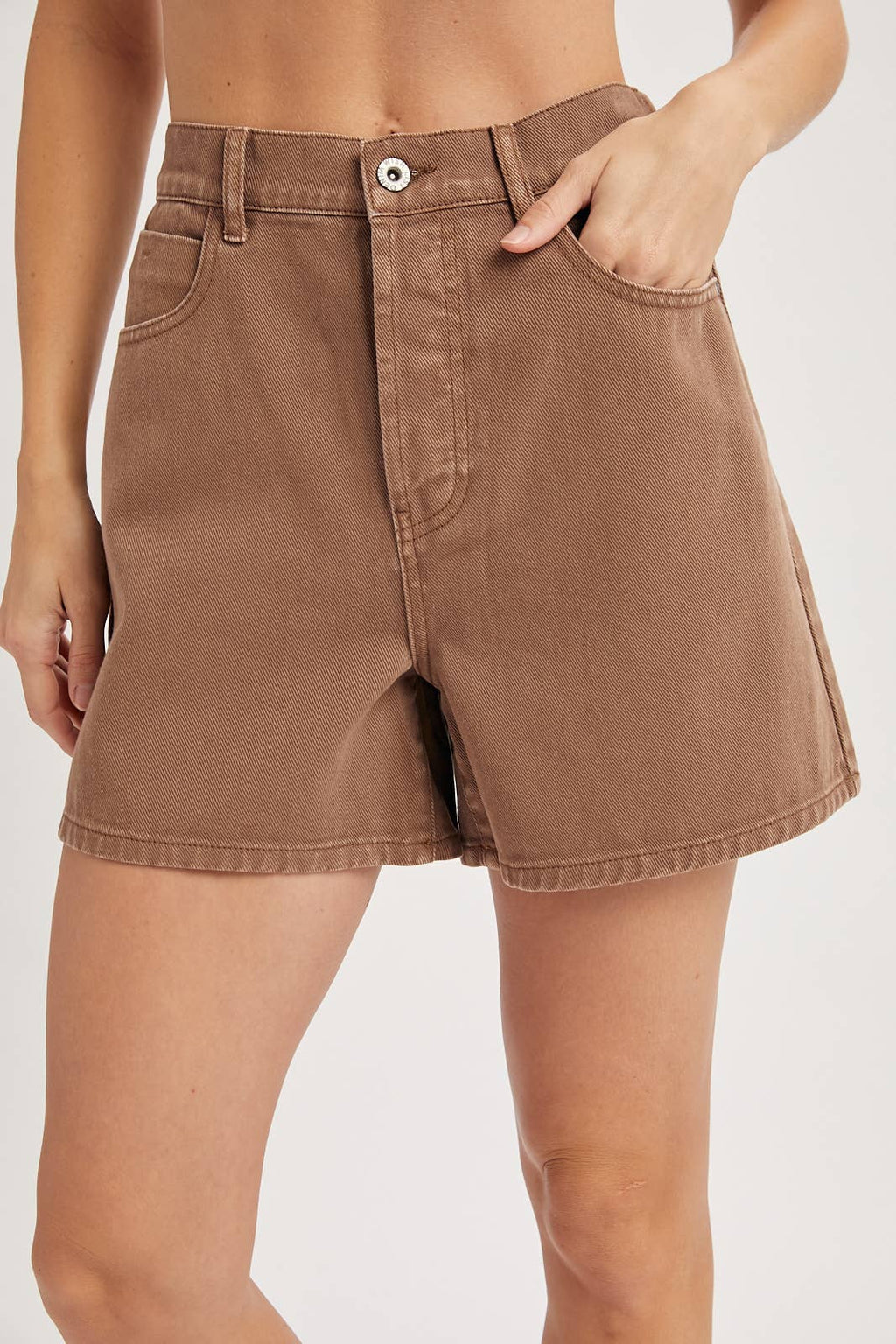CLASSIC COTTON DENIM SHORTS