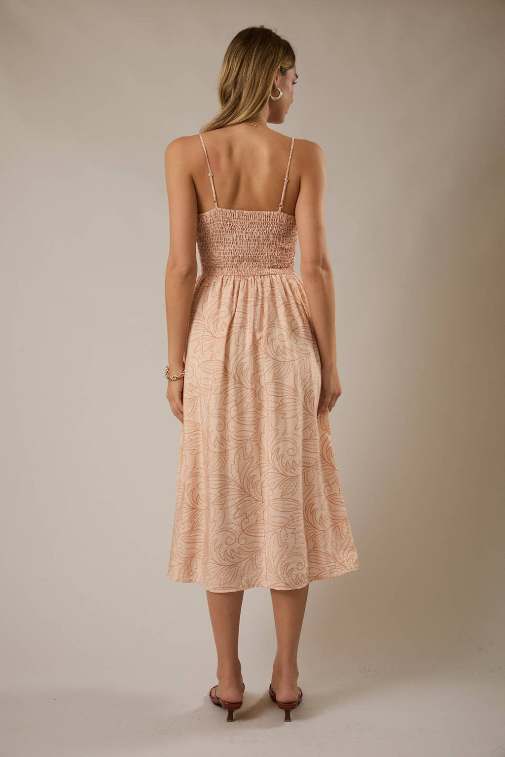 FLORAL MIDI DRESS