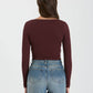 SCOOP NECK CROP TOP