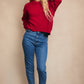 Ruby Sweater Pleated Sleeve