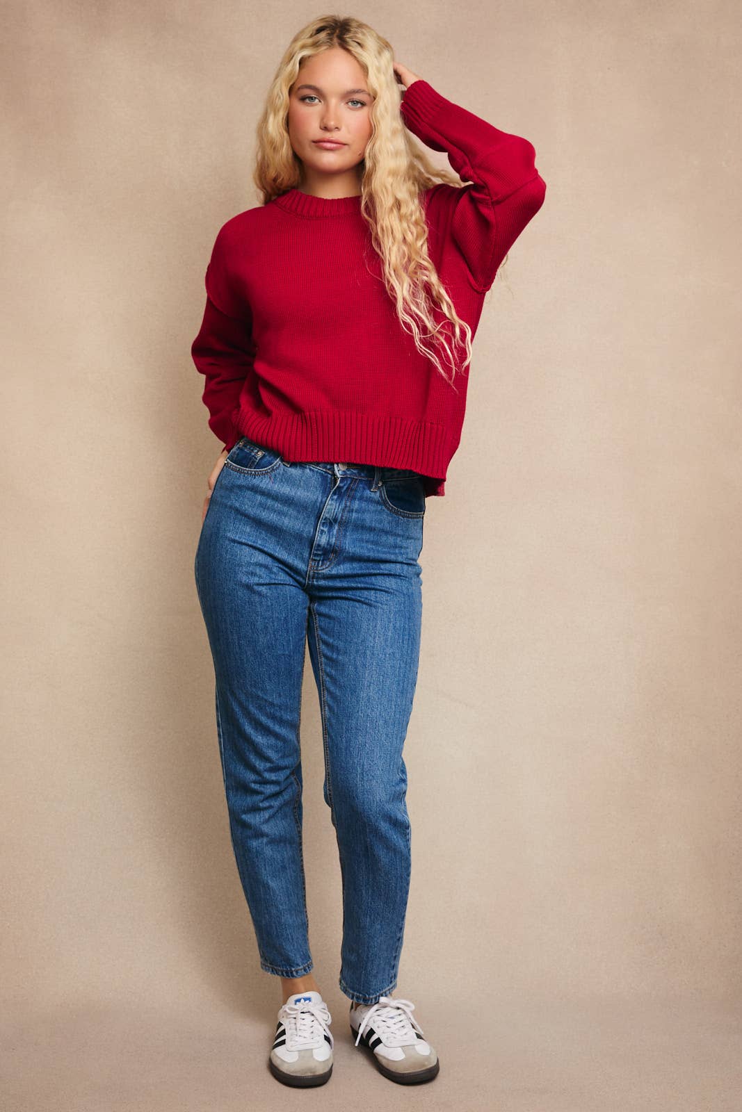 Ruby Sweater Pleated Sleeve