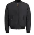 Mens Black Bomber Jacket