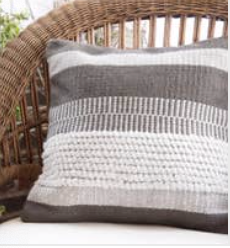 18x18 Hand Woven Outdoor Ashton Pillow
