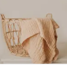 Gauze Blanket Beige