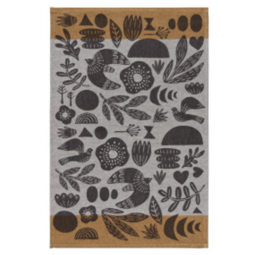 Myth block Print Dish Towel