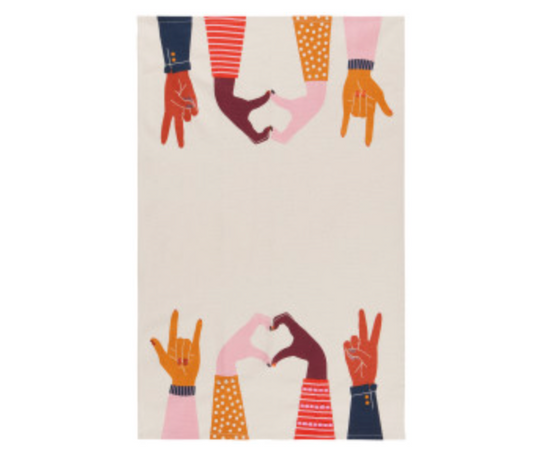 Human Kind Printed Dishtowel