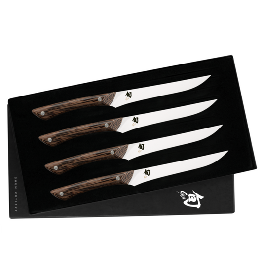 Shima Natural 4pc Steak Set
