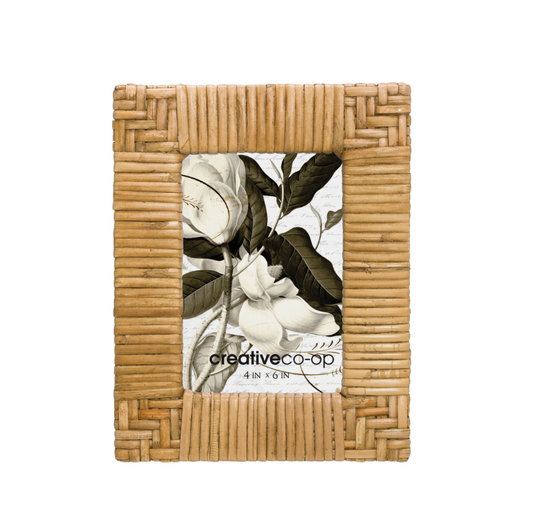 Rattan Photo Frame