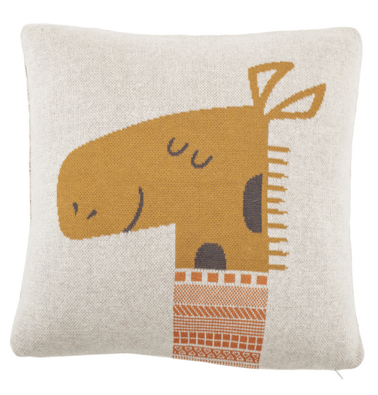 Giraffe Square Pillow