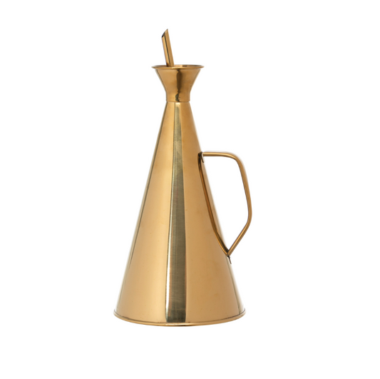 Gold Oil Cruet