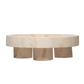 Decorative Wood Footed Tray