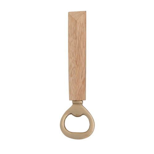 Brass and Mango Wood Bottle Opener