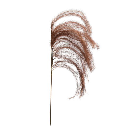 Plum Faux Grass Plume