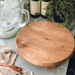 12" Round Wooden Riser