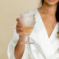 Clear Vintage Style Goblet