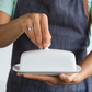 White Simple Butter Dish