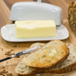 White Simple Butter Dish