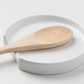 White Stoneware Spoon Rest