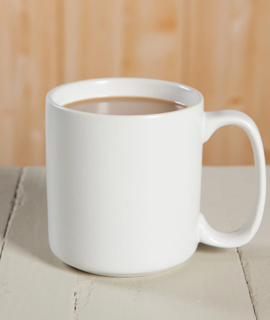 Matte 14 oz. Mug White