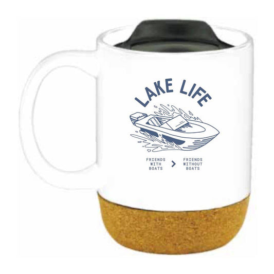 Friends With Boats Corky Coffee Mug (14 oz.)