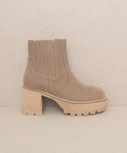 The Aubrey | Platform Paneled Boots